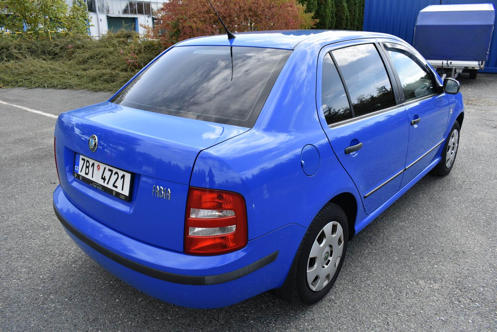 Спойлер skoda fabia 1